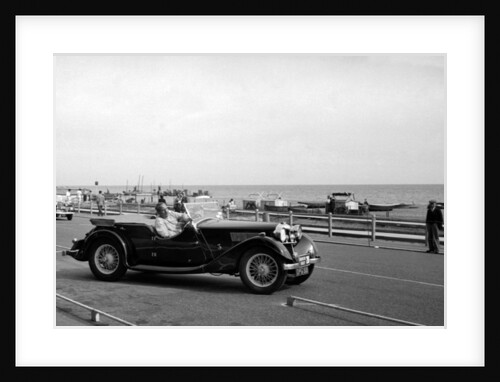 1937 Riley Lynx on the 1953 Brighton rally by Unknown
