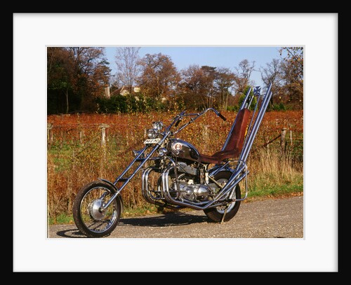 1958 Ariel Square 4 Chopper motorcycle by Unknown