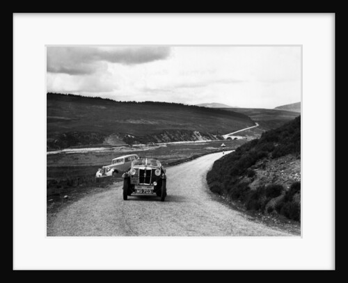1936 MG M type Midget on Scottish rally by Unknown