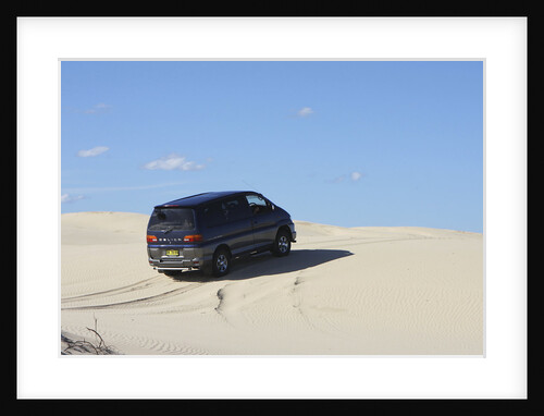 Mitsubishi Delica Space Gear V6 1996 in sand dunes New South Wales Australia by Unknown