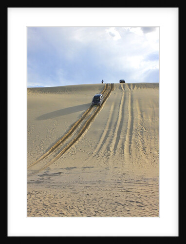 Mitsubishi Delica Space Gear V6 1996 in sand dunes New South Wales Australia by Unknown