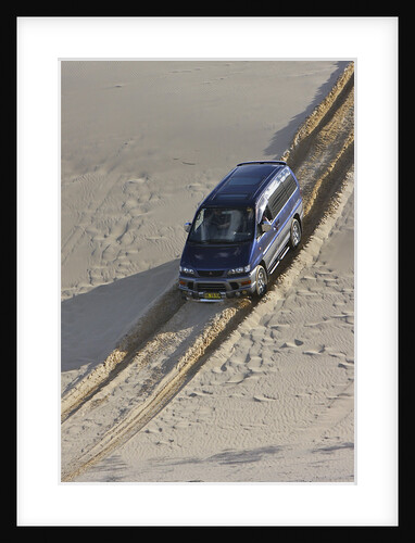 Mitsubishi Delica Space Gear V6 1996 in sand dunes New South Wales Australia by Unknown