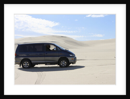 Mitsubishi Delica Space Gear V6 1996 in sand dunes New South Wales Australia by Unknown