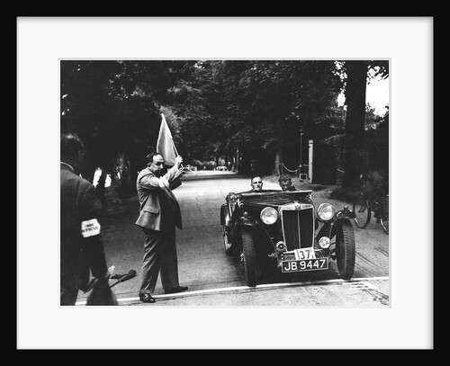 MG TA competing on 1937 MCC Torquay rally by Unknown