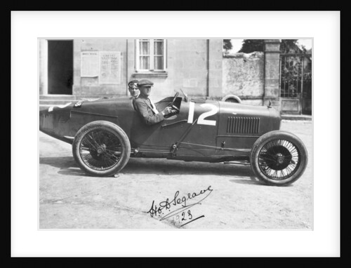 1923 French Grand Prix, Henry Segrave in Sunbeam by Unknown