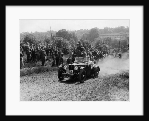 MG K3 Magnette prototype, Amersham hill climb by Anonymous
