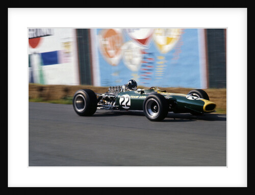 1967 Belgian Grand Prix. Graham Hill in Lotus 49 by Unknown