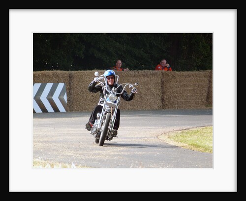 Peter Fonda on Captain America Chopper, Goodwood Festival of Speed 2013 by Unknown