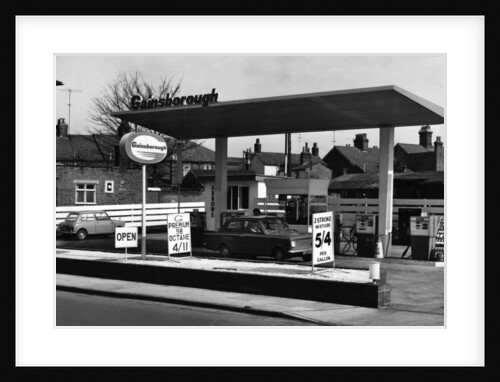 Gainsborough petrol station, Ipswich 1966 by Unknown