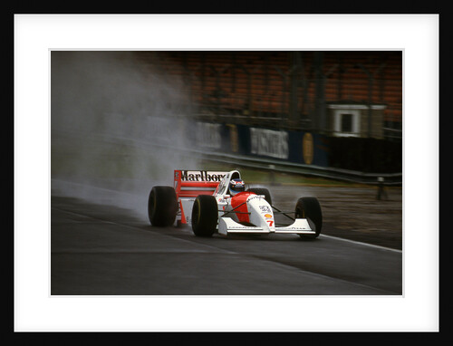 1994 McLaren Peugeot MP4-9 Mika Hakkinen, tyre testing at Silverstone by Unknown