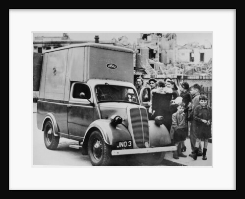 Ford E83W 10cwt Emergency food van in London World War 2 by Anonymous