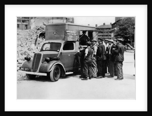 Ford E83W 10cwt Emergency food van in London World War 2 by Anonymous