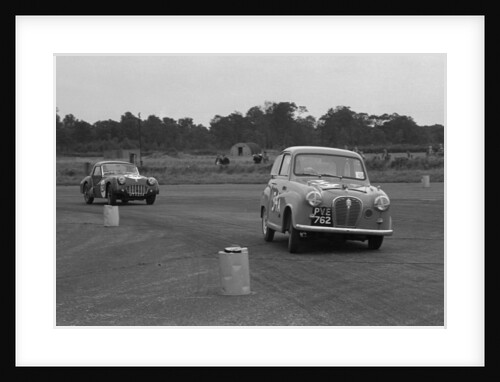 Austin A35 at 750 MC 6 hour relay race Silverstone 1957 by Unknown