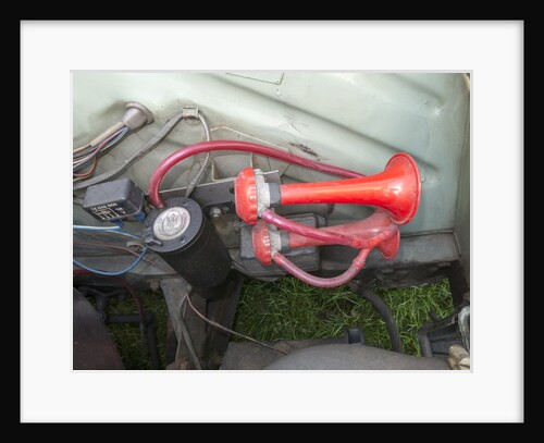 Maserati Air horn on a 1966 Ford Anglia by Unknown