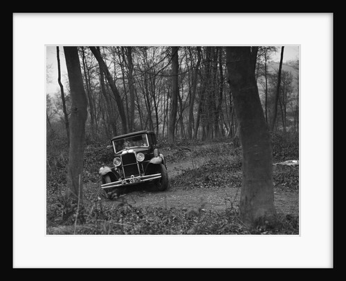 Vauxhall Cadet at the Standard Car Owners Club Southern Counties Trial, Hale Wood, Chilterns, 1938 by Bill Brunell