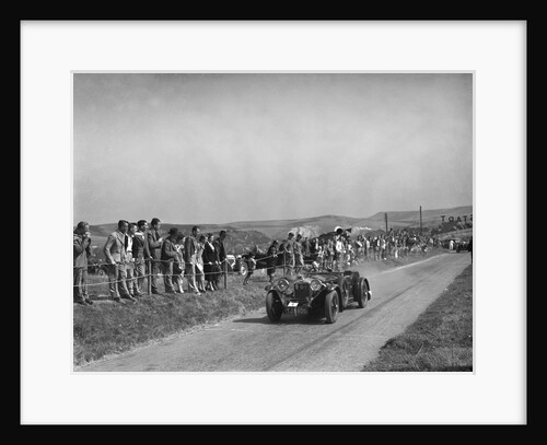 Invicta S Type Red Gauntlet of D Monro at the Bugatti Owners Club Lewes Speed Trials, Sussex, 1937 by Bill Brunell