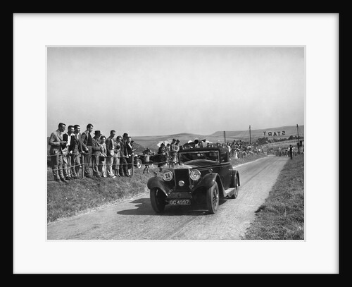 Invicta of HJ Broadbent competing at the Bugatti Owners Club Lewes Speed Trials, Sussex, 1937 by Bill Brunell
