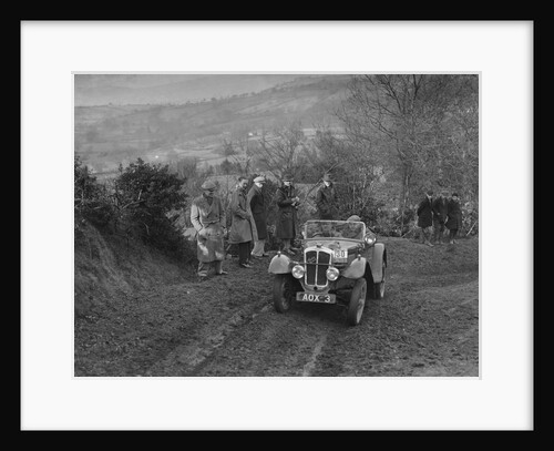 Austin 7 Grasshopper of TH Cole competing in the MG Car Club Midland Centre Trial, 1938 by Bill Brunell