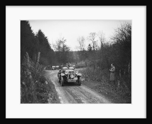 1935 1496 cc Singer competing in the Great West Motor Club Thatcher Trophy, 1938 by Bill Brunell