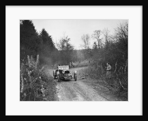 1932 Aston Martin competing in the Great West Motor Club Thatcher Trophy, 1938 by Bill Brunell