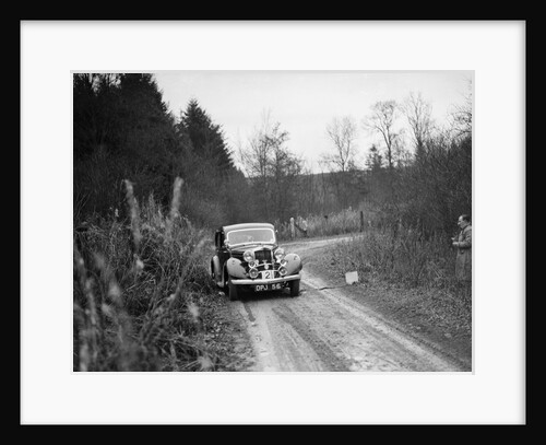 1936 Talbot 10 saloon competing in the Great West Motor Club Thatcher Trophy, 1938 by Bill Brunell