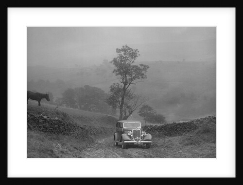 Ford V8 saloon of AKB Clarkson competing in the MCC Sporting Trial, 1935 by Bill Brunell