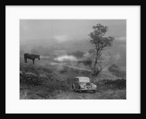 Ford V8 saloon of RE Alexander competing in the MCC Sporting Trial, 1935 by Bill Brunell