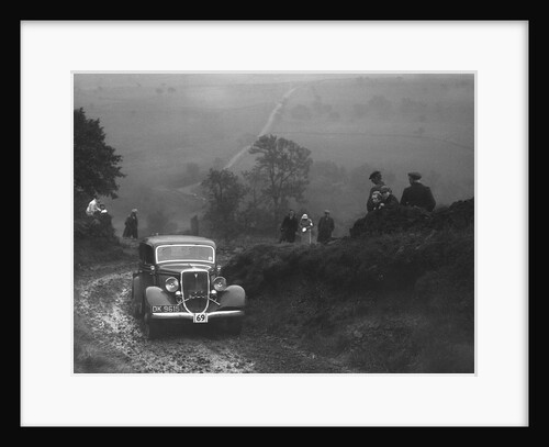 Ford V8 saloon of WT Platt competing in the MCC Sporting Trial, 1935 by Bill Brunell