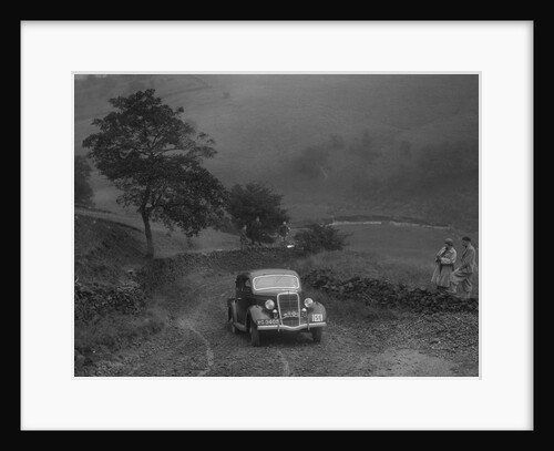 Ford V8 saloon of WS Millar competing in the MCC Sporting Trial, 1935 by Bill Brunell