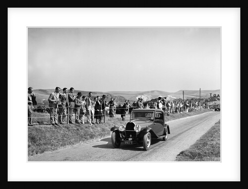 Bugatti Type 49 of CWP Hampton at the Bugatti Owners Club Lewes Speed Trials, Sussex, 1937 by Bill Brunell