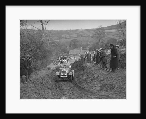 Austin 7 Grasshopper of Alf Langley competing at the MG Car Club Midland Centre Trial, 1938 by Bill Brunell