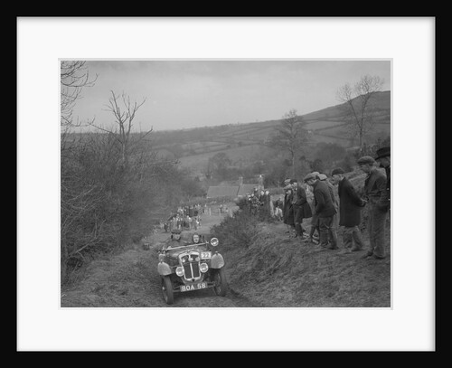 Austin 7 Grasshopper of CD Buckley competing at the MG Car Club Midland Centre Trial, 1938 by Bill Brunell