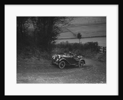 Austin 7 Grasshopper of CD Buckley competing at the MG Car Club Midland Centre Trial, 1938 by Bill Brunell