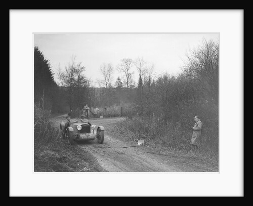 Special open 2-seater competing in the Great West Motor Club Thatcher Trophy, 1938 by Bill Brunell