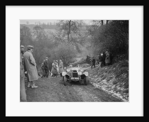 Frazer-Nash Boulogne II of P Lees competing in the Sunbac Colmore Trial, Gloucestershire, 1933 by Bill Brunell