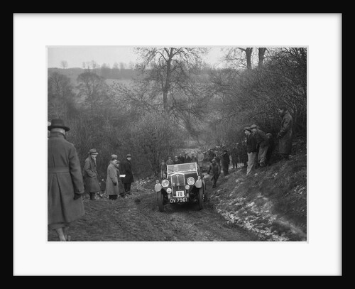 Wolseley Patrick Hornet Special of TL Langford at the Sunbac Colmore Trial, Gloucestershire, 1933 by Bill Brunell