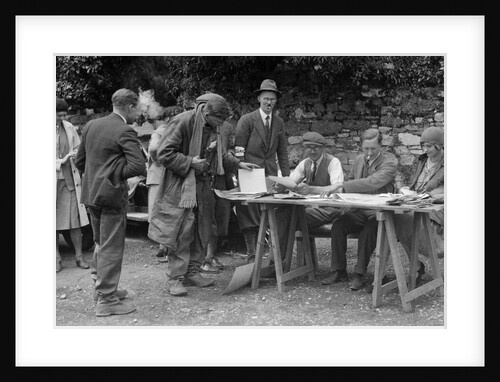 Brighton  and Hove Motor Club Brighton-Beer Trial, Countess Wear Hotel, Exeter, Devon, 1930 by Bill Brunell