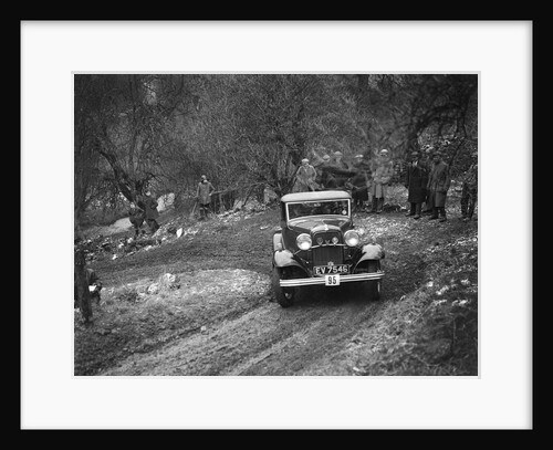 Ford V8 open tourer of H Hillcoat competing in the Sunbac Colmore Trial, Gloucestershire, 1933 by Bill Brunell