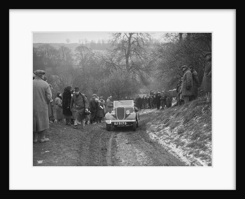 Ford V8 open tourer of H Hillcoat competing at the Sunbac Colmore Trial, Gloucestershire, 1933 by Bill Brunell