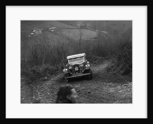 Talbot 14 hp saloon of D Pamphlett, North West London Motor Club London-Gloucester Trial, 1932 by Bill Brunell