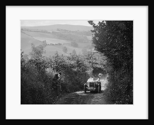 MG M type of CF Dobson competing in the Brighton and Hove Motor Club Brighton-Beer Trial, 1930 by Bill Brunell