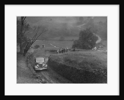 Ford V8 saloon of F Allott competing in the MCC Sporting Trial, 1935 by Bill Brunell