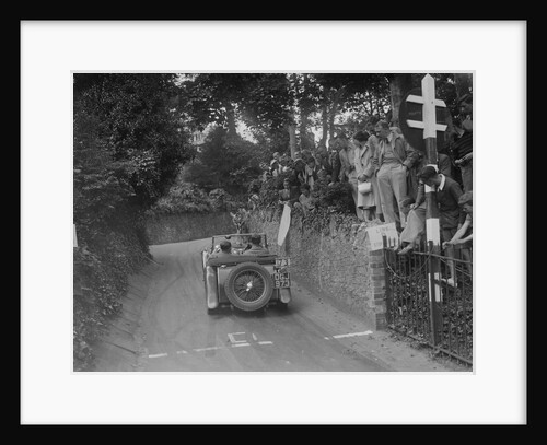 MG TA of CG Gibbs competing in the MCC Torquay Rally, 1938 by Bill Brunell