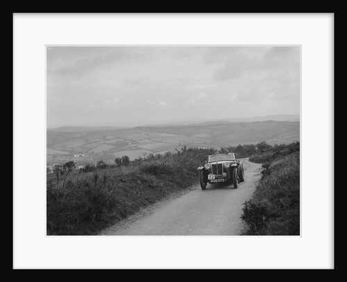 MG TA of NH Grove competing in the MCC Torquay Rally, 1938 by Bill Brunell