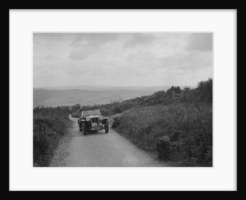 MG TA of WC Kendrick competing in the MCC Torquay Rally, 1938 by Bill Brunell
