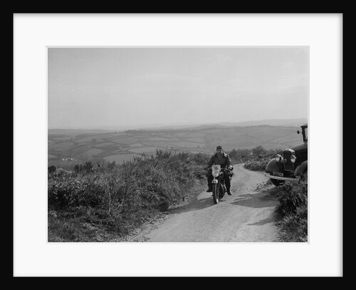 505 cc AJS of J Harper competing in the MCC Torquay Rally, 1938 by Bill Brunell