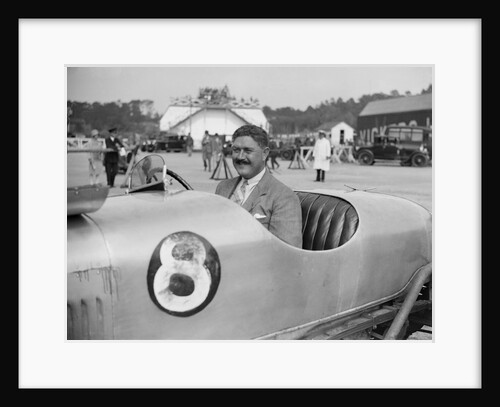 Tiny Scholefield with his Buick at a Surbiton Motor Club race meeting, Brooklands, Surrey, 1928 by Bill Brunell