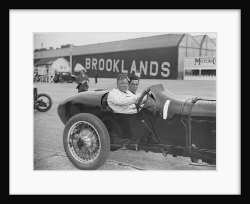 Coppa Florio type Sunbeam of EL Bouts, Surbiton Motor Club race meeting, Brooklands, Surrey, 1928 by Bill Brunell