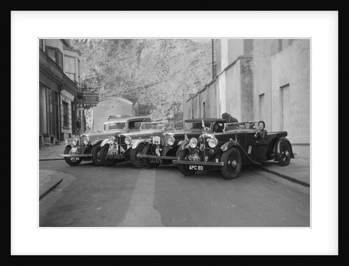 AC cars at the RAC Rally, 1933 by Bill Brunell