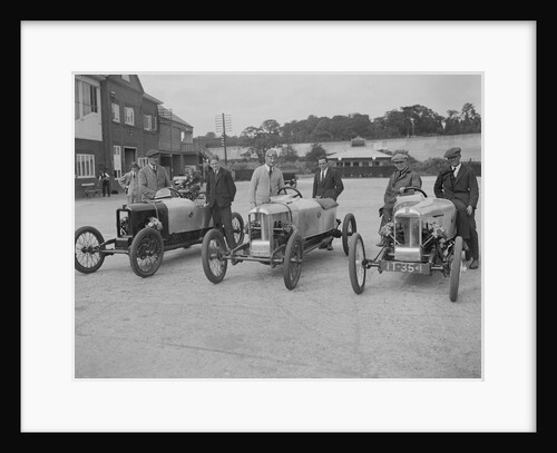 Cars at the JCC 200-mile Race, Brooklands, Surrey, 1921. by Bill Brunell
